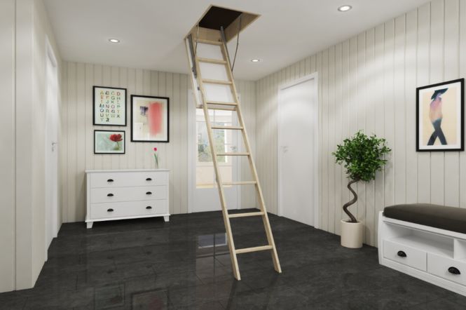 Hovedbilde Loftstrapp grunnet, stk.