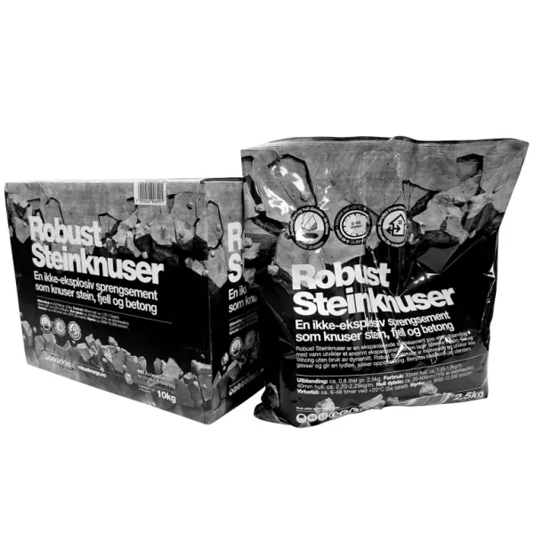 Robust Steinknuser 2,5 kg.